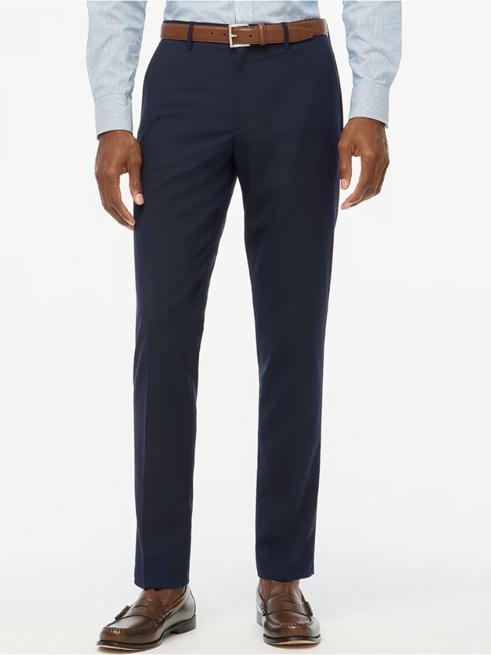 J.Crew Thompson 34x30 Navy 100% Wool Suit Pants Mens Dress Trousers Tailored Fit
